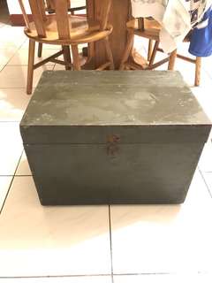 軍用木箱 擺設 復古