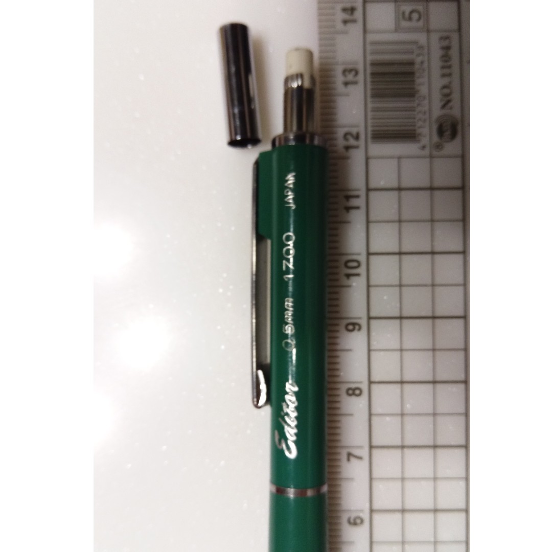 日本製 停產Editor 1700 0.5mm 二段式出芯系統 自動鉛筆 黑綠 兩支分售 照片瀏覽 4