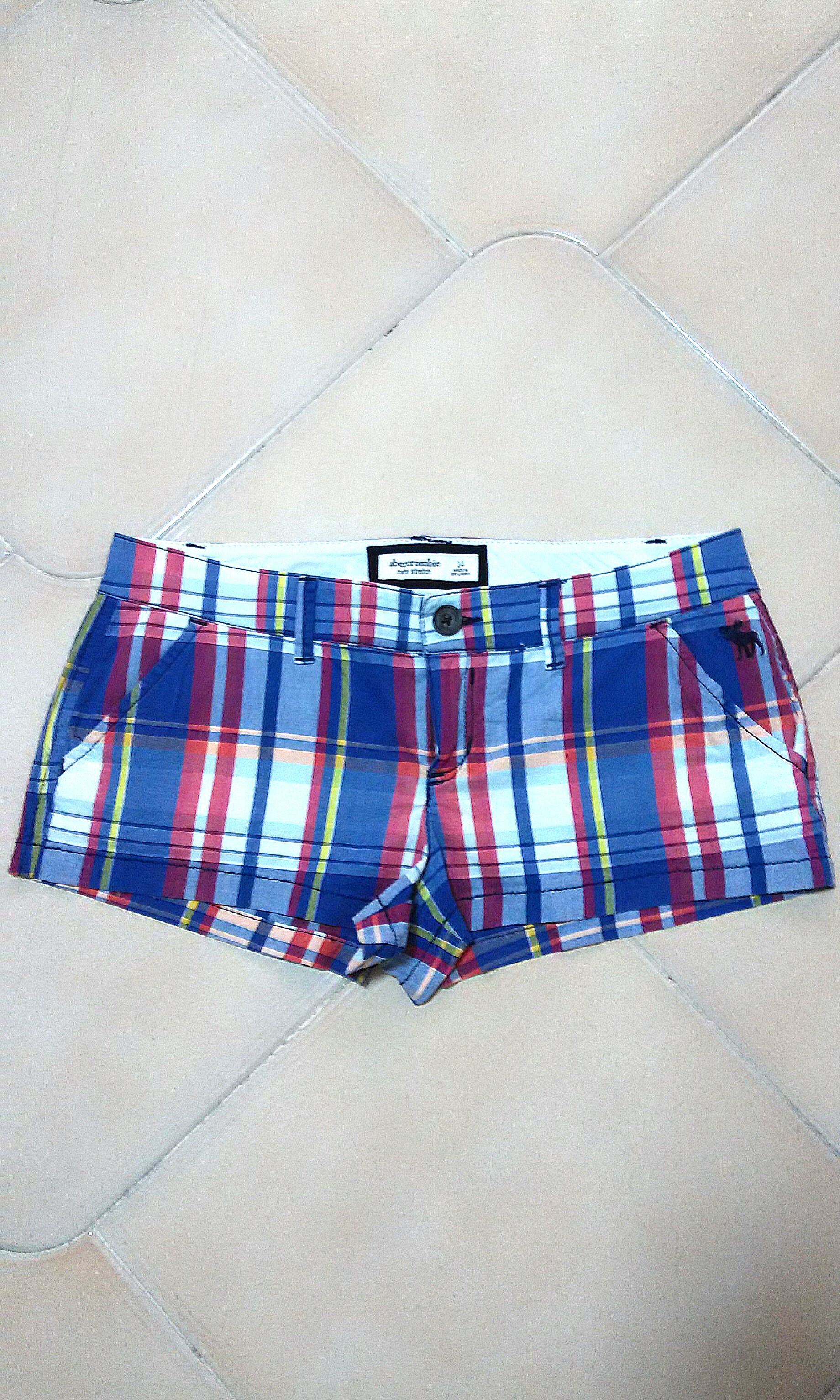Abercrombie plaid shorts Clearance