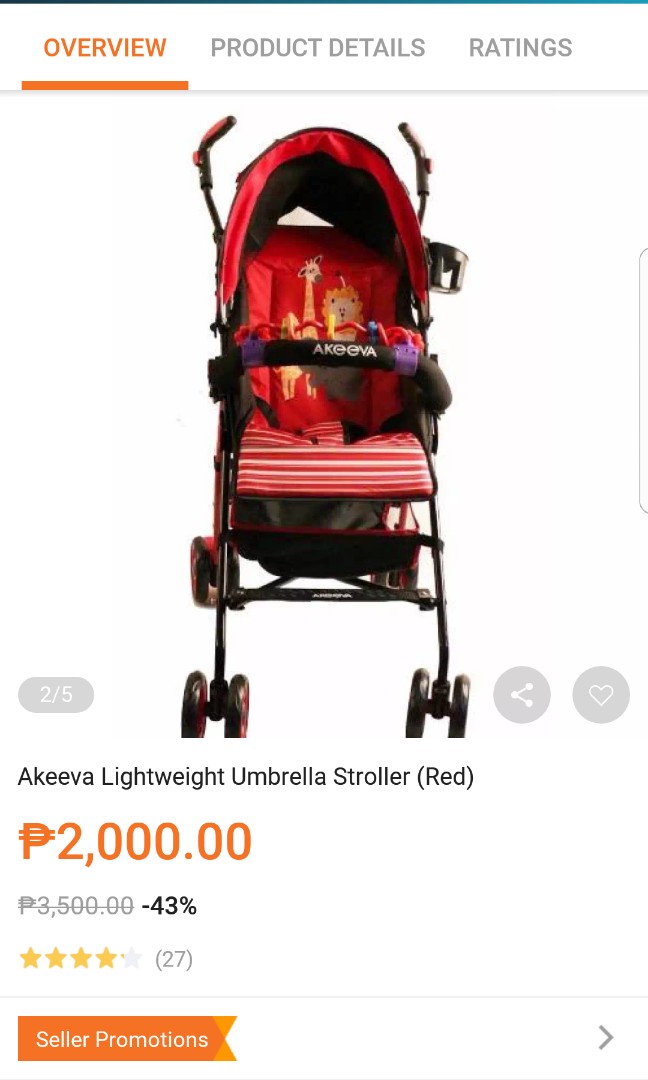 akeeva lightweight stroller