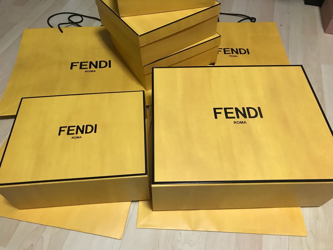 Authentic Fendi Magnetic Box For Bags Luxury Accessories On