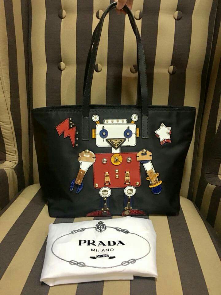 prada robot tote