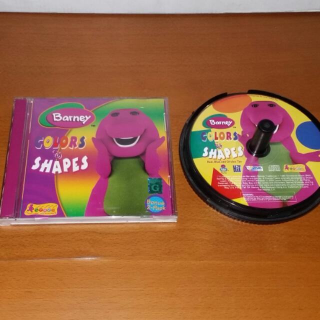 Barney's Color And Shapes VCD, Hobbies & Toys, Music & Media, Music