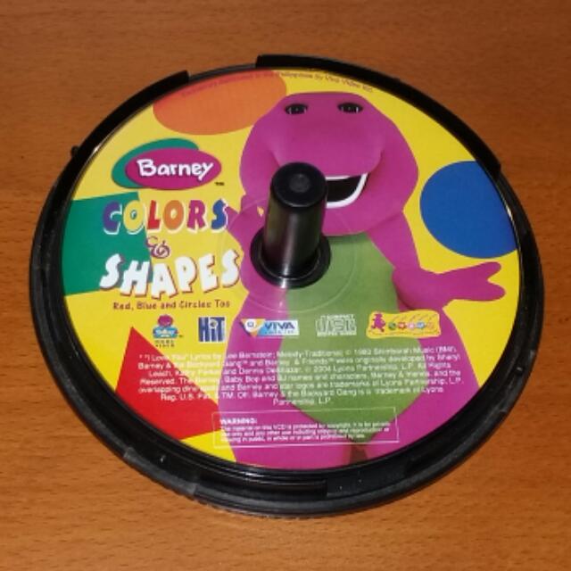 Barney's Color And Shapes VCD, Hobbies & Toys, Music & Media, Music