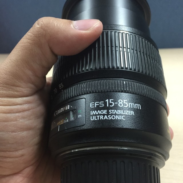 bekas lensa canon 15 85mm is usm