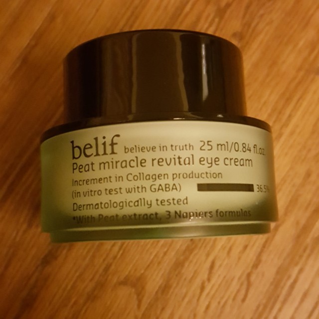 belif peat miracle revital eye cream