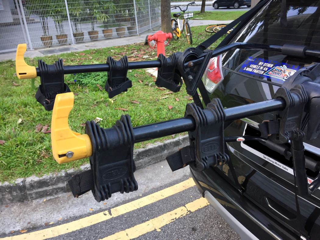 bell triple back bike rack