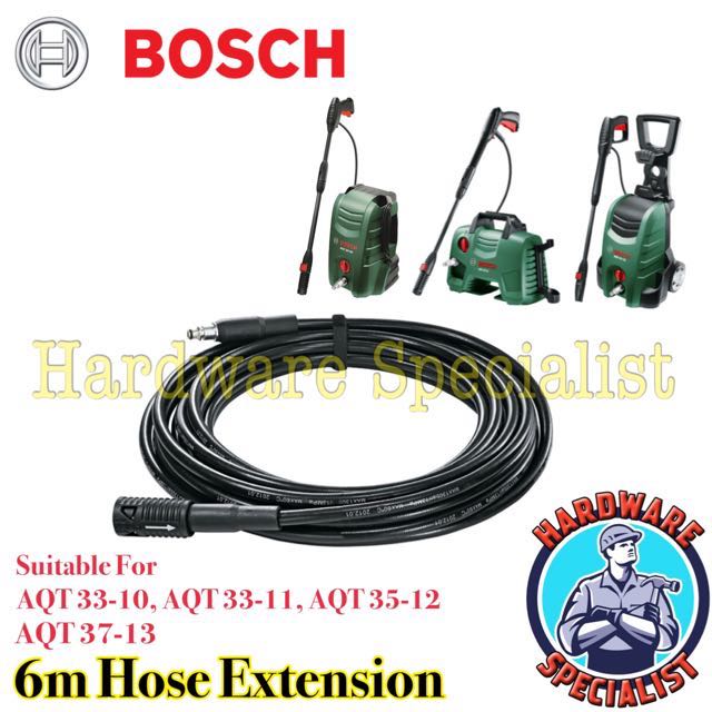 Bosch 6m Hose Extension For High Pressure Washer F016800361