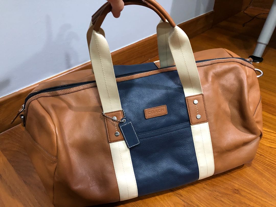 Brand New Coach Leather Duffle Bag, Men's Fashion, Bags, Sling Bags on  Carousell
