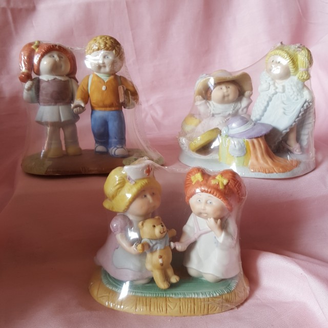 porcelain cabbage patch figurines