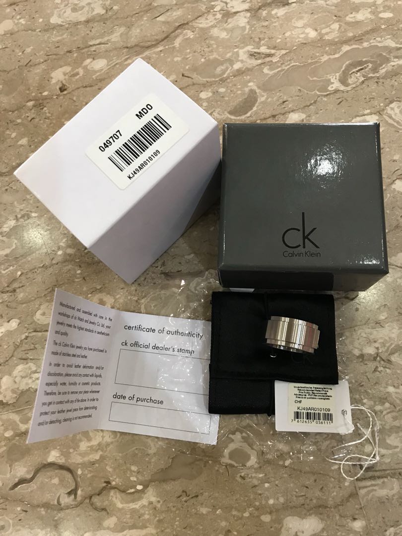 Calvin Klein Jewelry Strong Women s Ring KJ49AR010109 Brand New