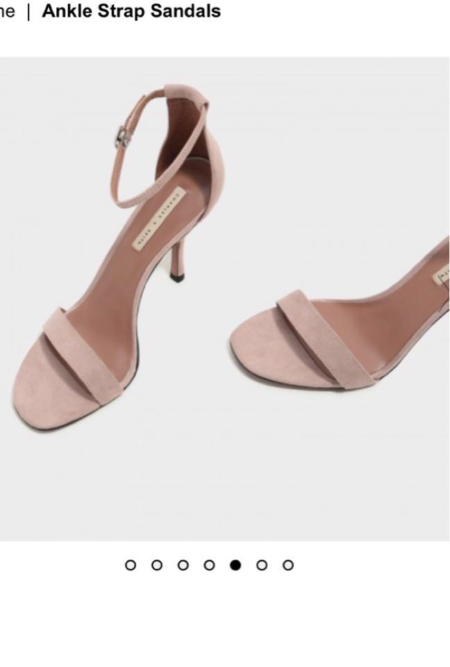 Charles and keith ankle strap heels 2025