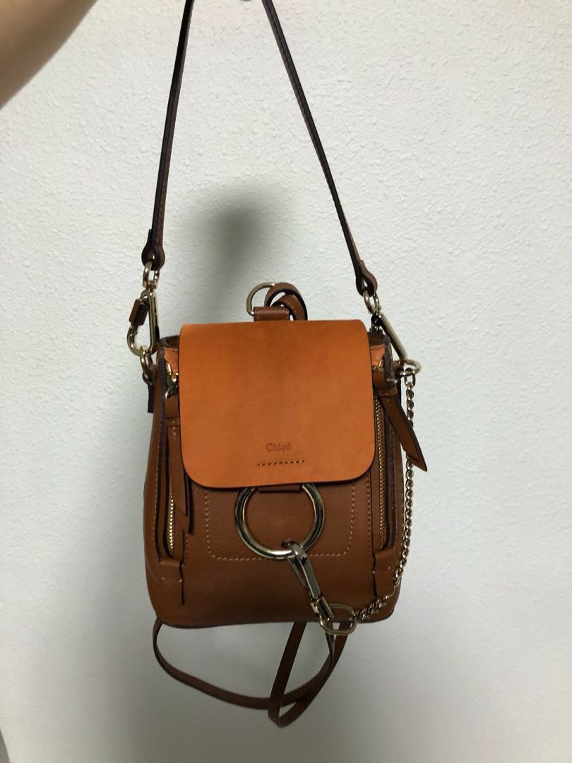 Chloe Faye Mini Backpack Luxury Bags Wallets On Carousell