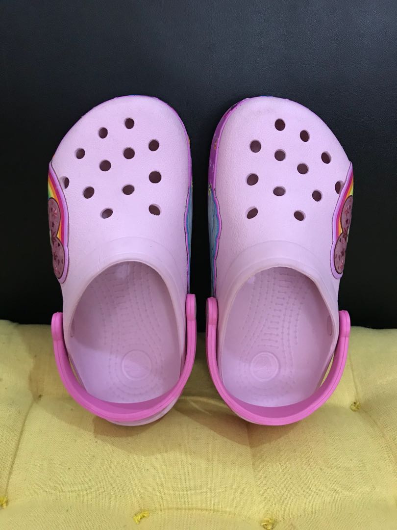 crocs kids girls on Clogs Mules Crocs Kids Rainbow Heart Light Up Clog Girls Svcst Org