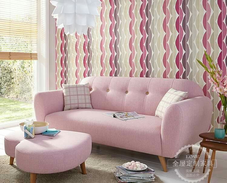 Cute pink sale sofa