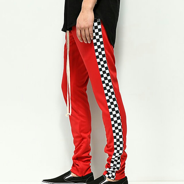 Black and red eptm track pants cheap