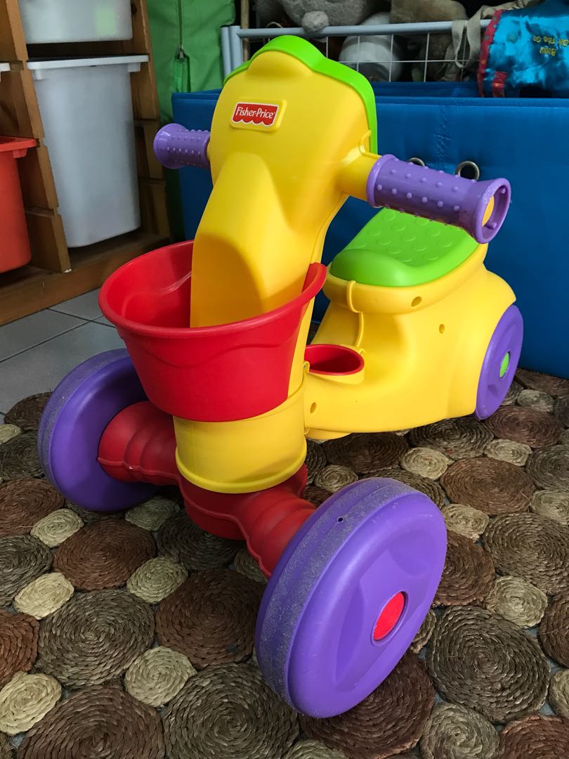 fisher price ready steady ride on