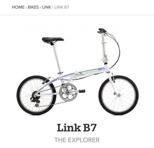 tern link b7 folding bike