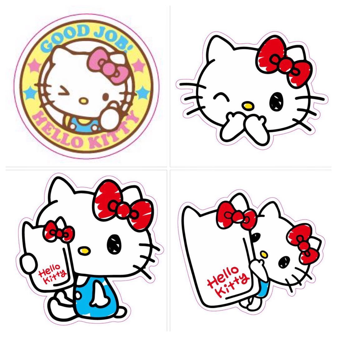 hello kitty stickers hobbies toys stationery craft craft supplies tools on carousell