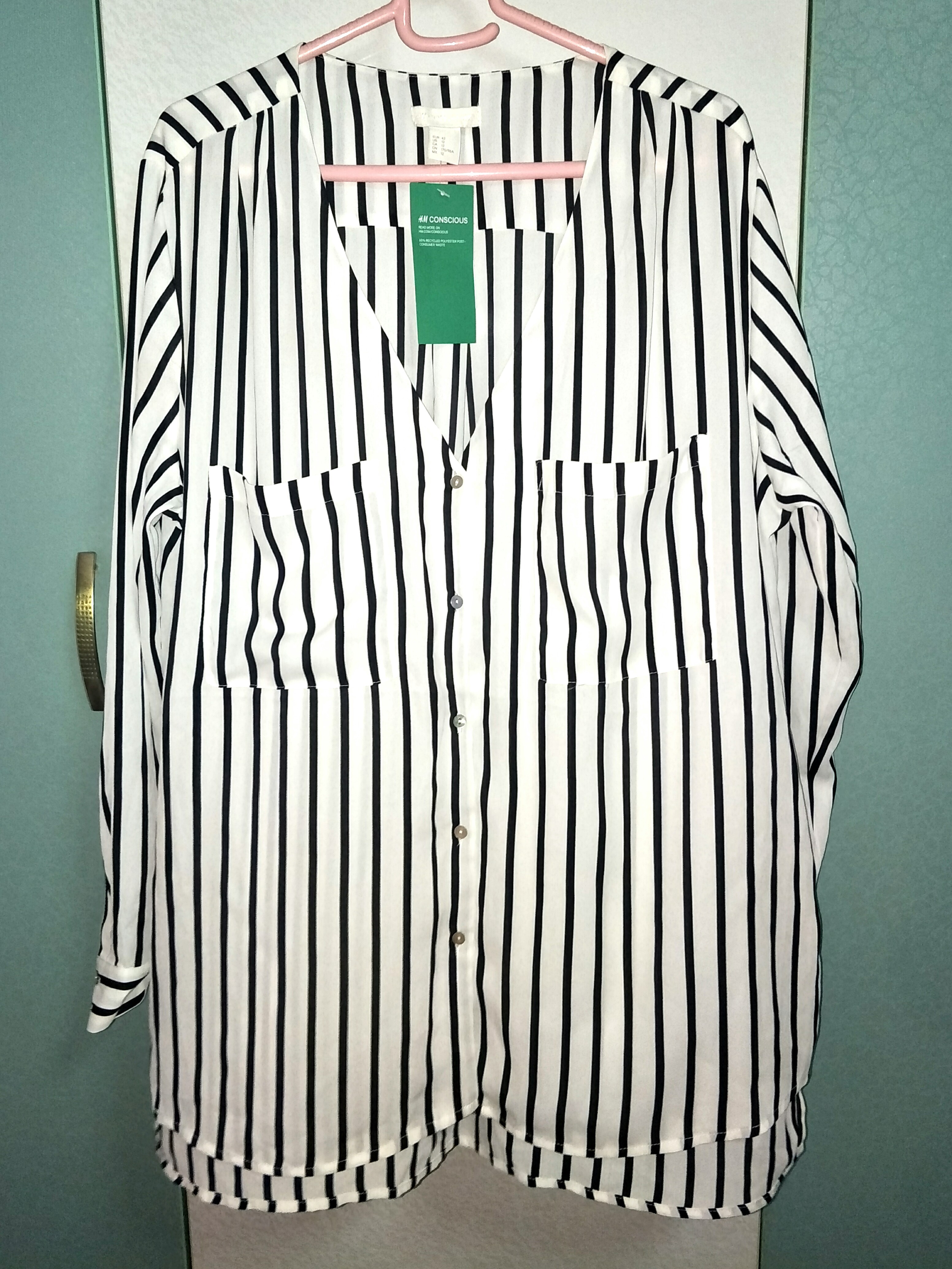 h&m plus size blouses