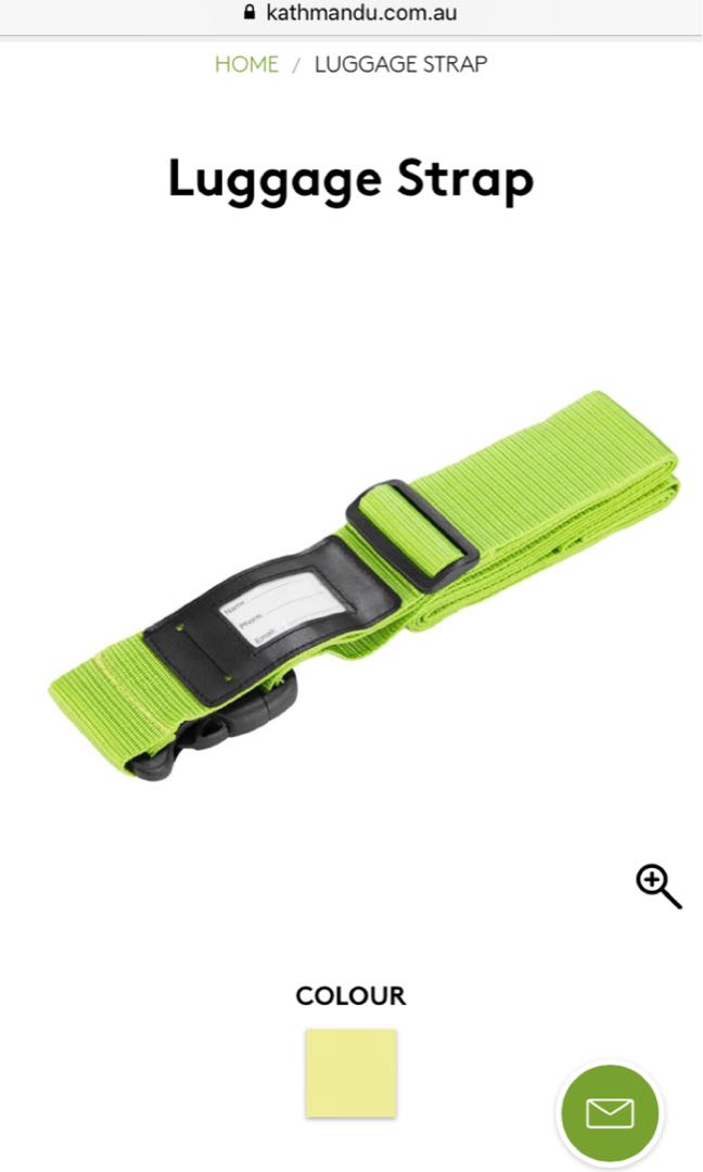 Kathmandu 250cm luggage straps x2
