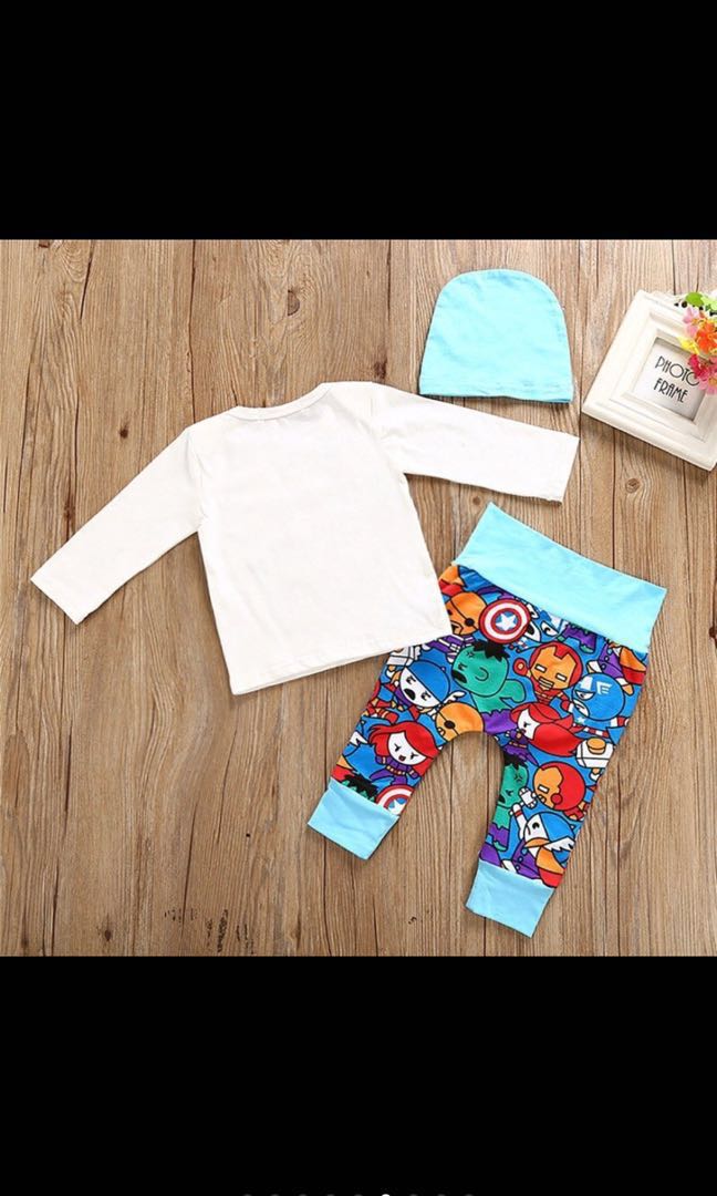 Kids Children Clothes Marvel Superhero Boys Baby Newborn Infant