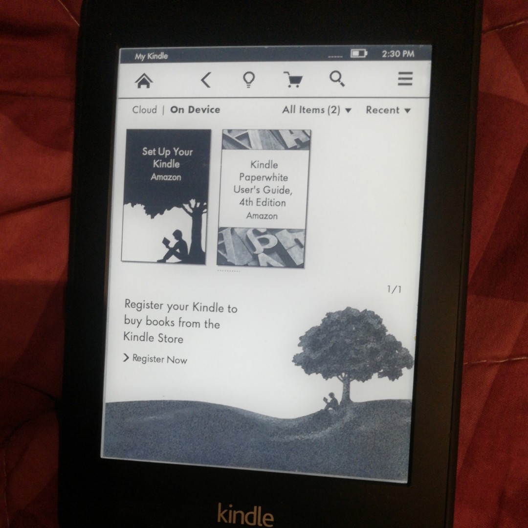 Kindle Paperwhite w backlight, wifi and touchscreen, Mobile Phones