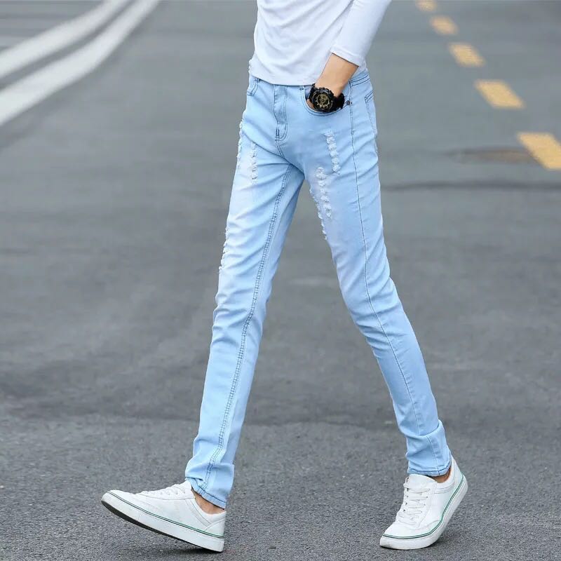 Light Blue Jeans Men S Fashion Clothes On Carousell