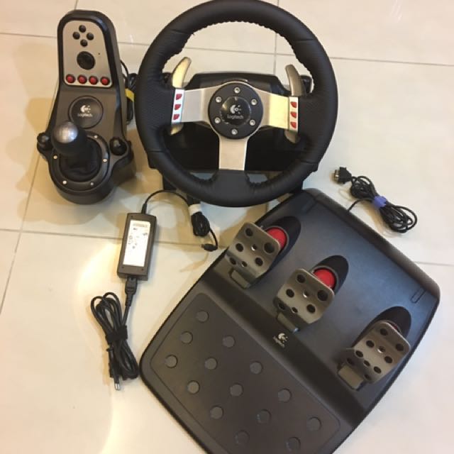 Logitech G27 Force feedback Racing Wheel, Video Gaming, Video Game  Consoles, Others on Carousell