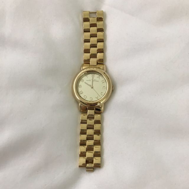 Marc Jacobs Gold Watch Women s Fashion Watches Accessories