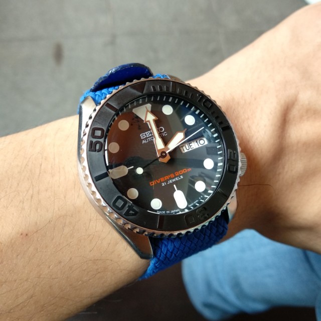 Seiko matte black deals