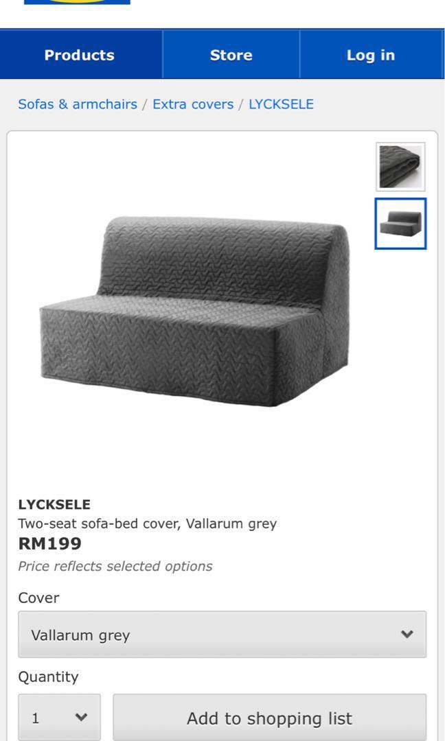 New Ikea Sofa Bed Cover Lycksele Home Furniture Others On Carou New Ikea Sofa Bed Cover Lycksele, Ikea Lycksele Lovas Sofa Bed Cover