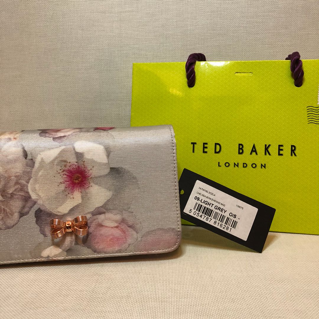 ted baker bow clutch bag
