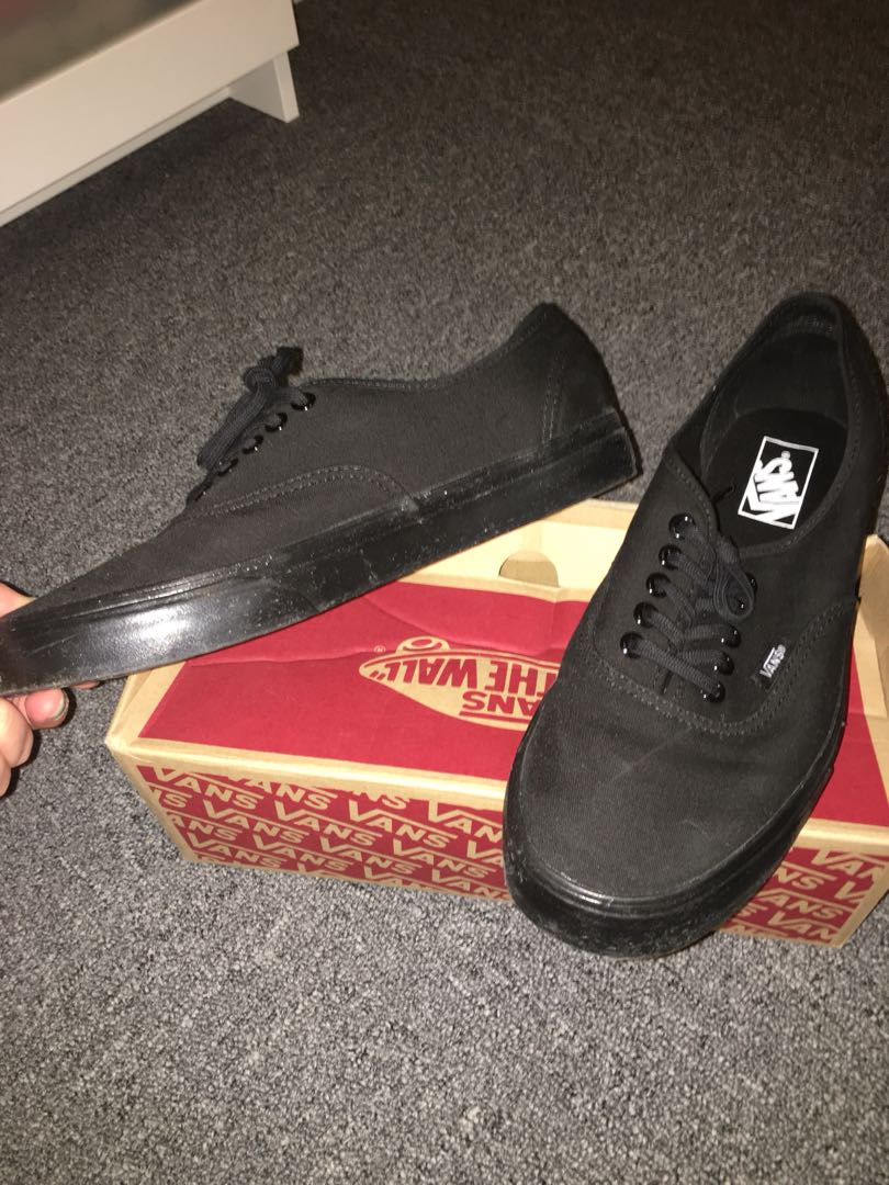 Vans Authentic Metallic Glitter Black Women s Fashion Shoes on Carousell
