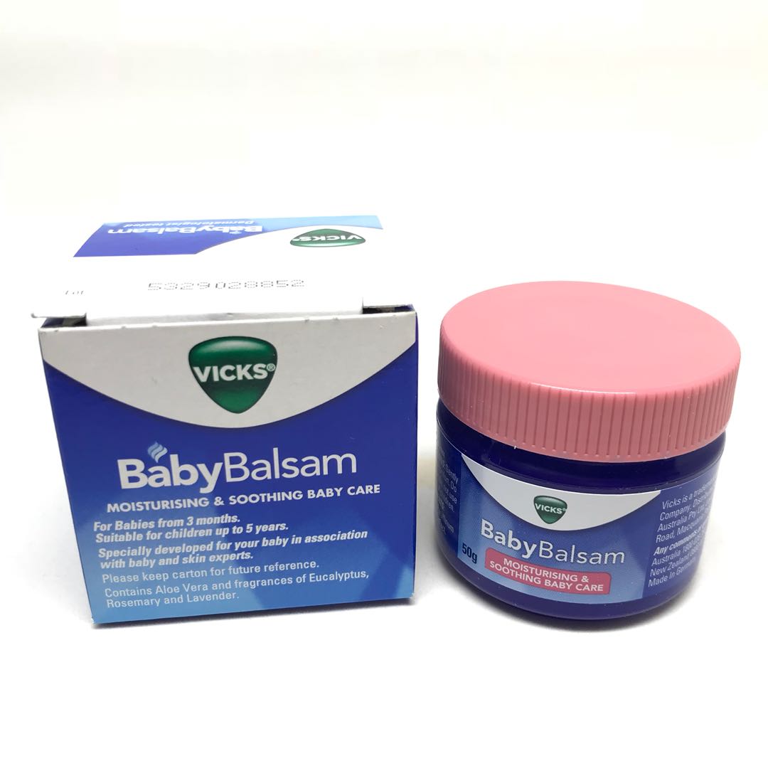 Vicks Baby Balsam 50g Beauty Personal Care Bath Body Bath On Carousell