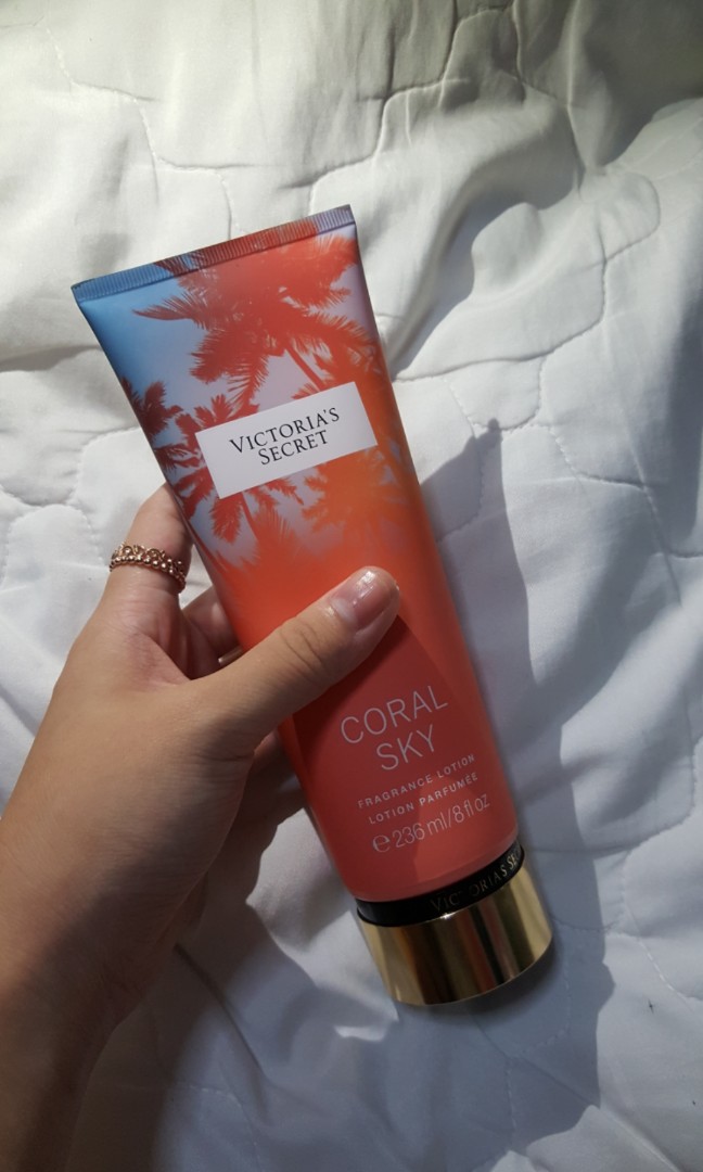 Victoria s Secret coral sky lotion