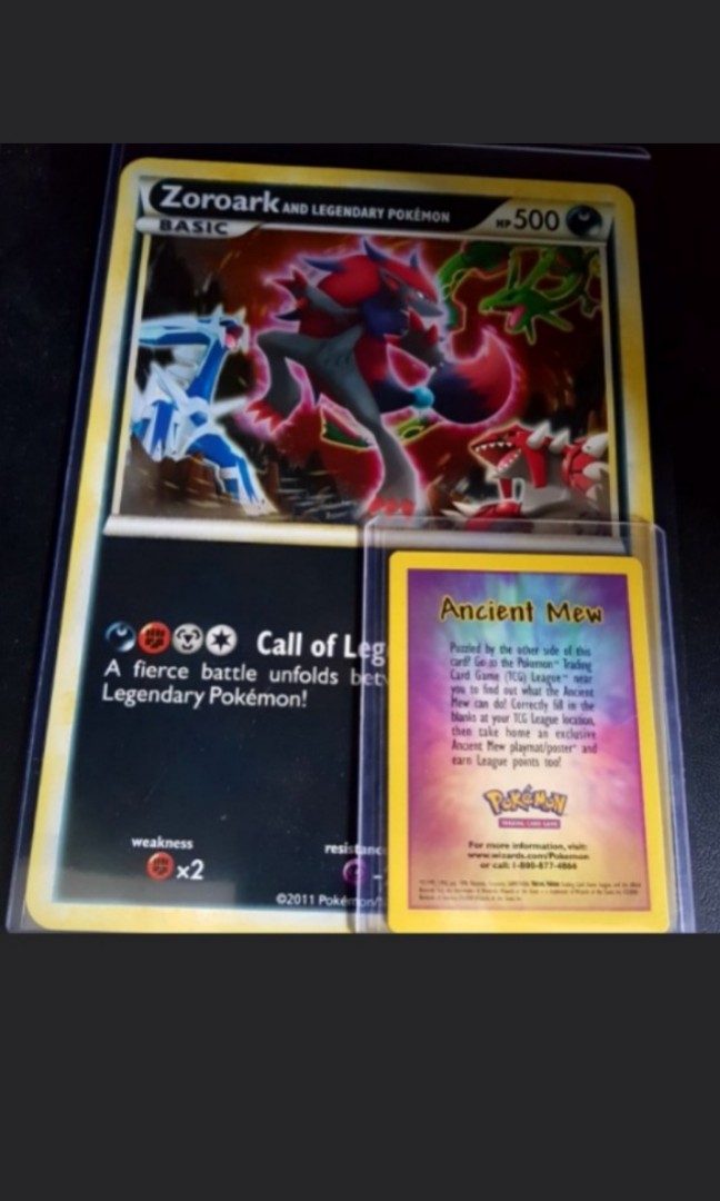 Zoroark The Legendary Pokemon Call Of Legend Jumbo Toys Games Board Games Cards On Carousell