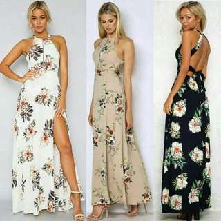 Halter Maxi dress