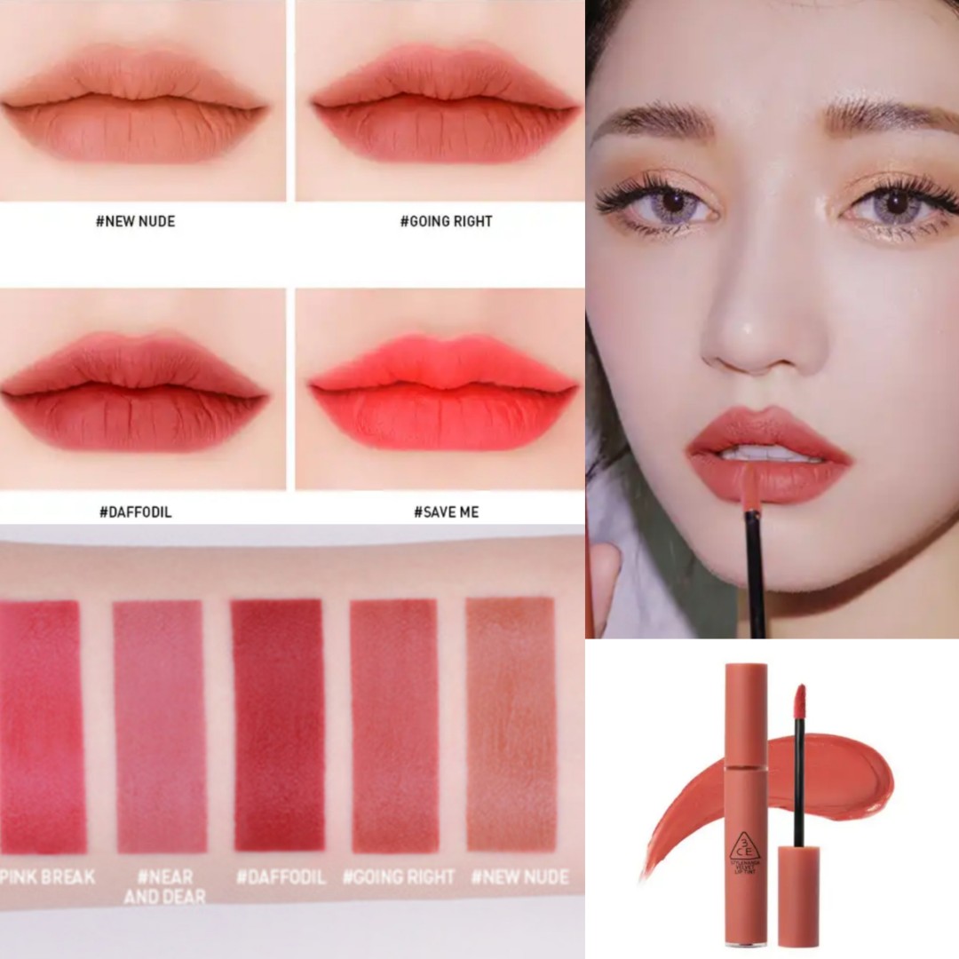 3CE - Velvet Lip Tint - 15 Colors