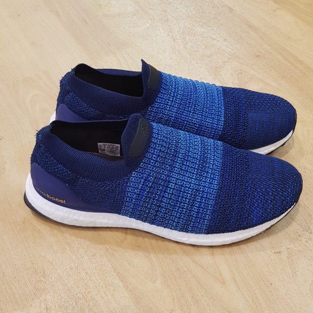 Adidas UltraBOOST laceless blue, Men's 