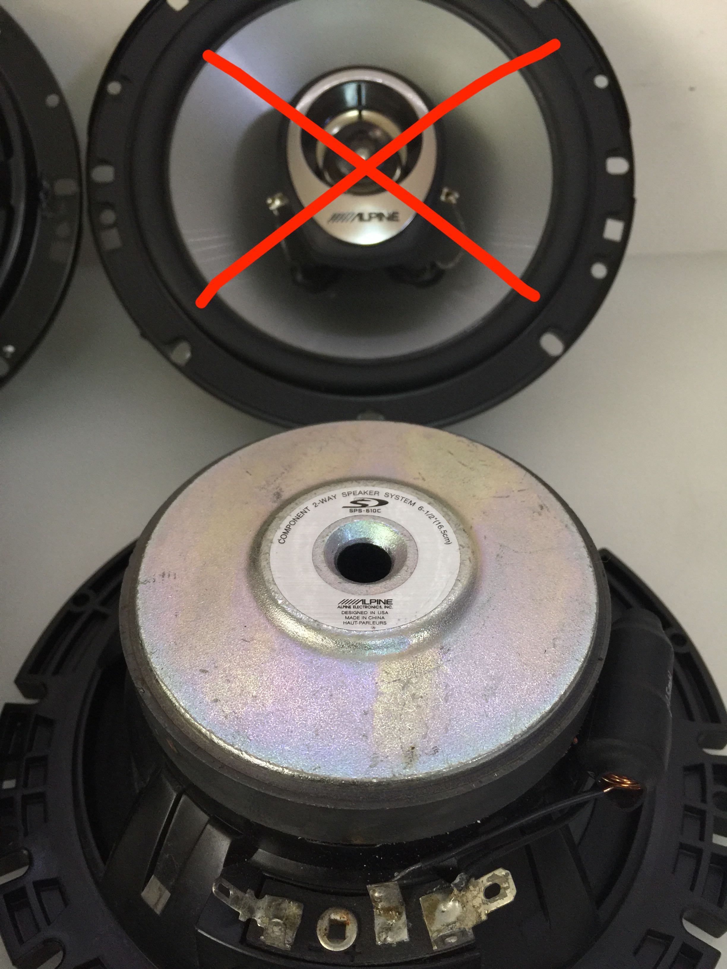 Alpine TypeS SPS610C 480 Watt 6.5" 2Way TypeS Series Component Car