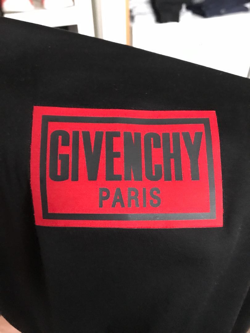 Authentic Givenchy Givenchy Red Distressed T Shirt Authentic