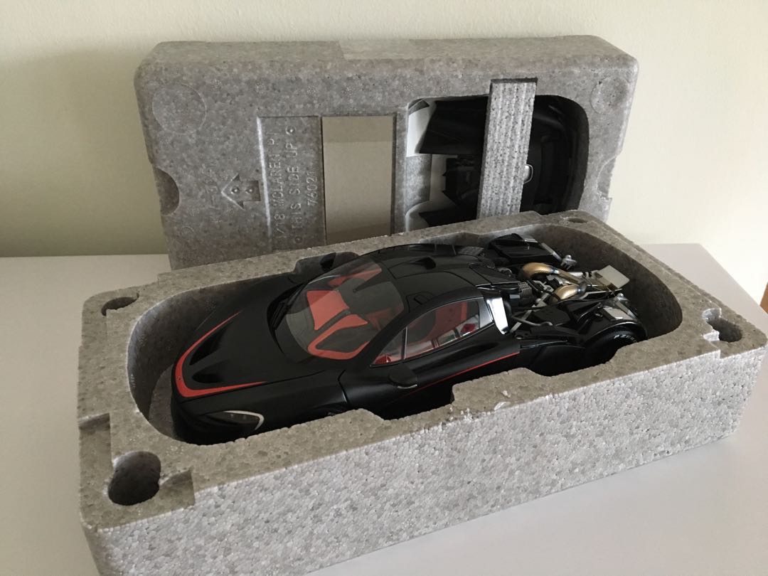 Autoart Mclaren P1 1 18 Matte Black Toys Games Others On