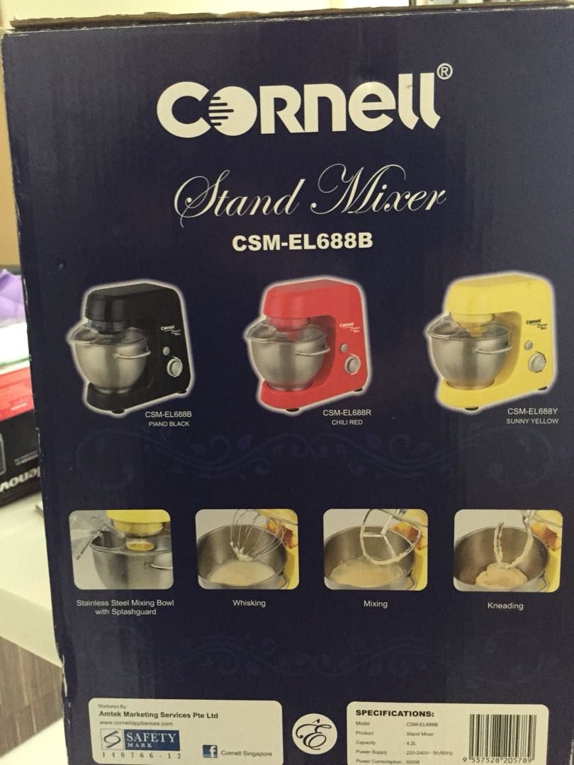 Cornell Stand Mixer Black Colour, TV & Home Appliances, Kitchen