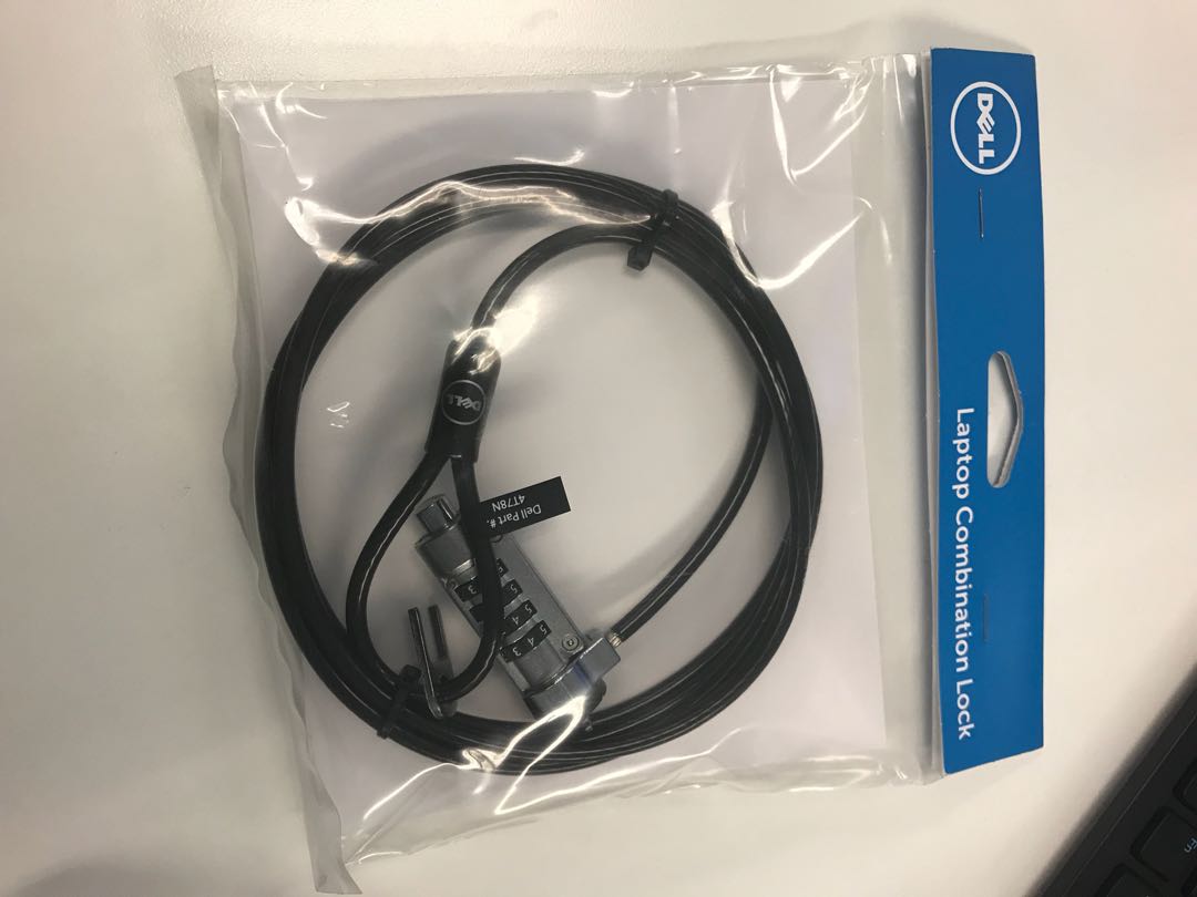 Dell laptop combination lock, Computers & Tech, Laptops & Notebooks on