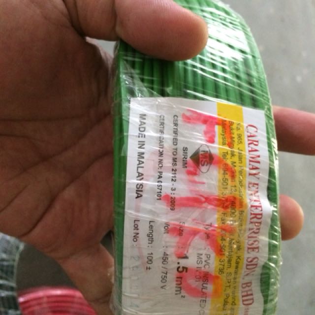 Electric wiring cable, Everything Else, Others on Carousell