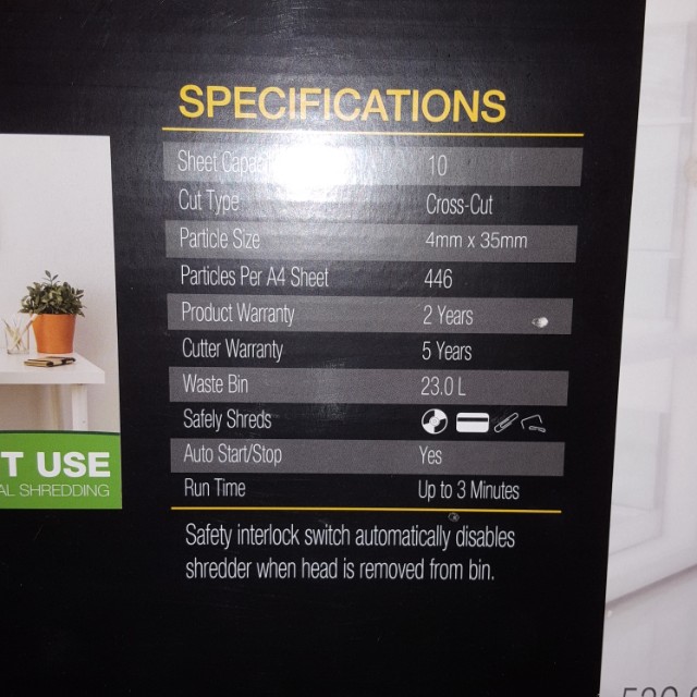 Fellowes PowerShred 10-Sheet Home Paper Shredder (Category: Office & Business Technology) located in Manila. Submitted by bringouttheguns (Listing ID 163929144, Image 3). Description: Shred papers with confidential info and love letters from your ex with this Fellowes home paper shredder! This can shred up to 10 sheets at a time and is perfect for home use. Bought for P7k+.