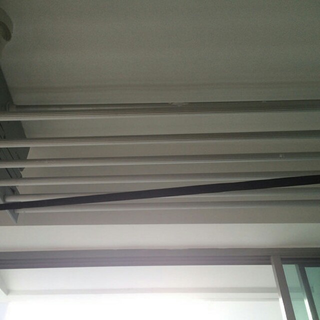 HDB Clothes Hanger Rack Pulley System, Furniture & Home Living