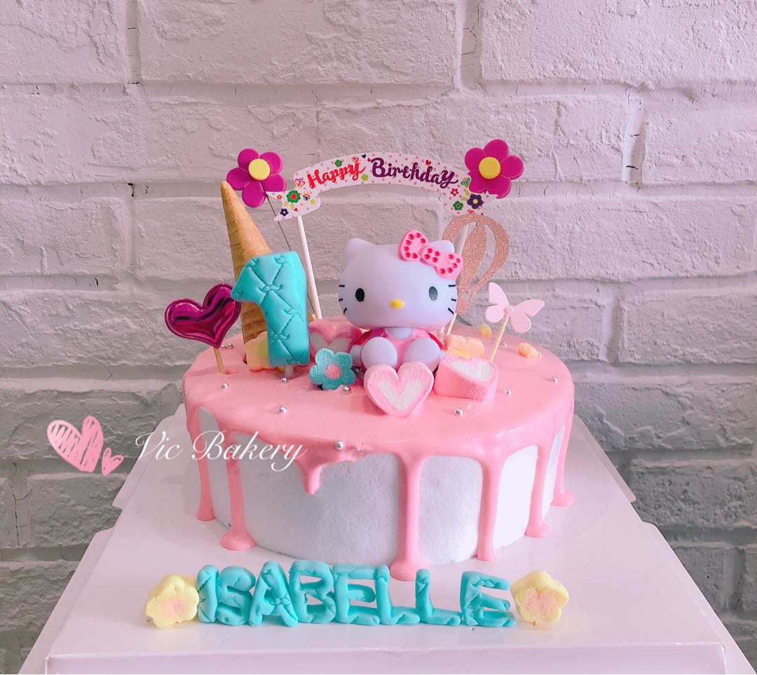 Hello Kitty cake | Order Cartoon Theme Cakes for Kids – Kukkr