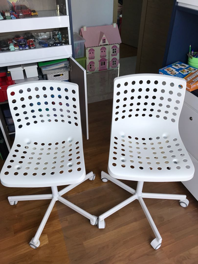 Ikea Skalberg Swivel Chairs 2 For Price Of One 60 Furniture Tables Chairs On Carousell